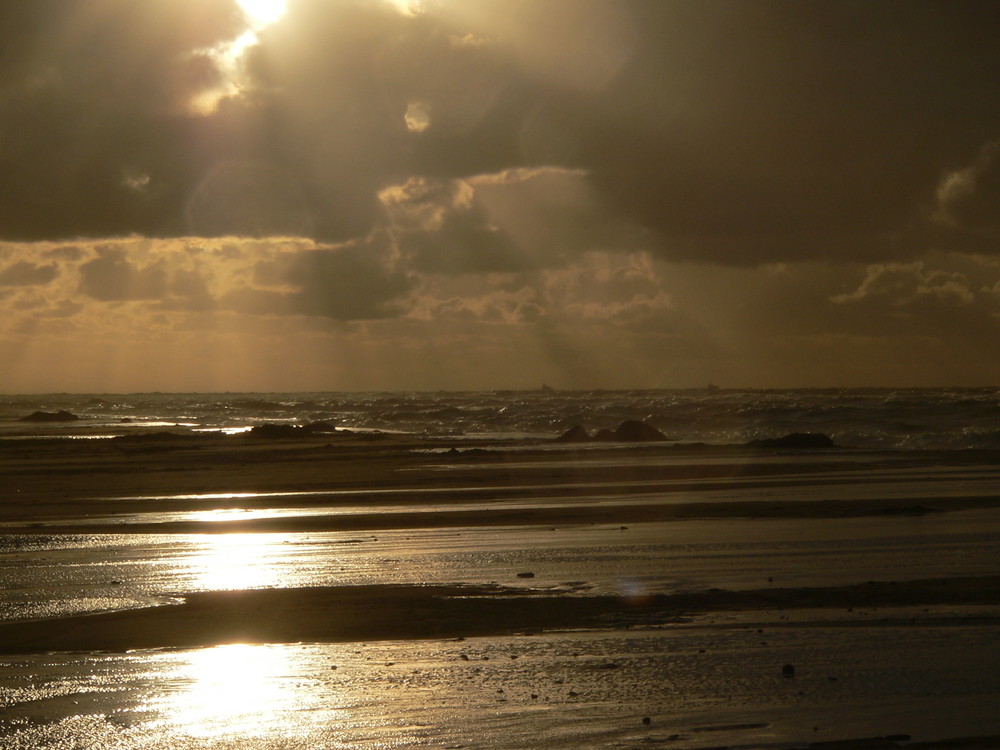 Abendstimmung am Strans von Renesse