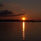 Abendstimmung am Sundowner (Chiemsee)