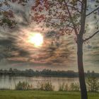 Abendstimmung am Surfsee Laupheim