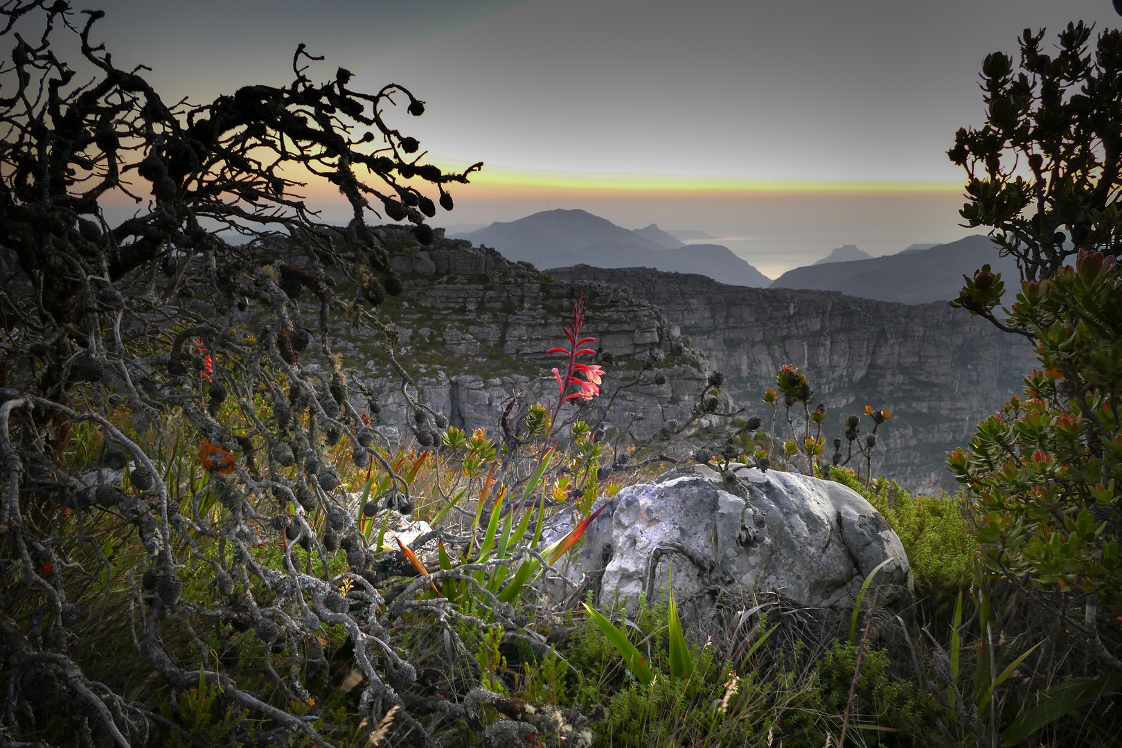 Abendstimmung am Tafelberg