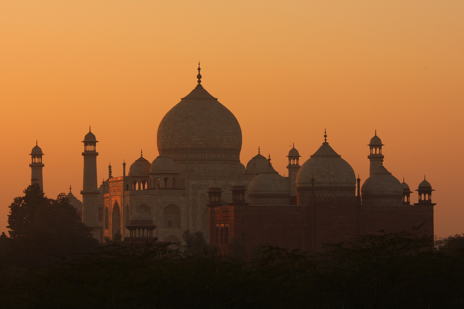 Abendstimmung am Taj Mahal