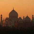 Abendstimmung am Taj Mahal