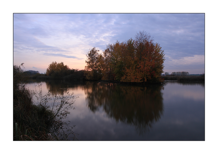 Abendstimmung am Teich