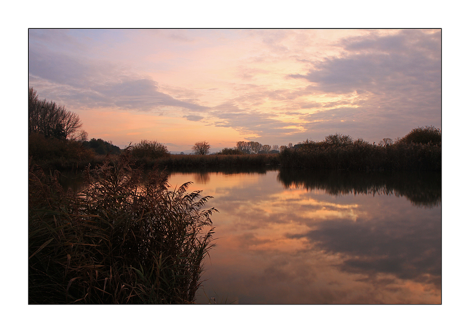 Abendstimmung am Teich 2