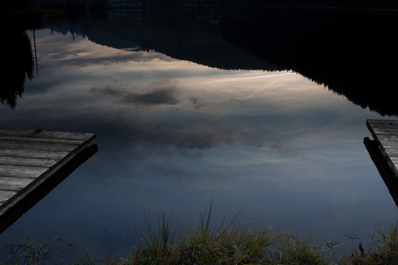 Abendstimmung am Teich