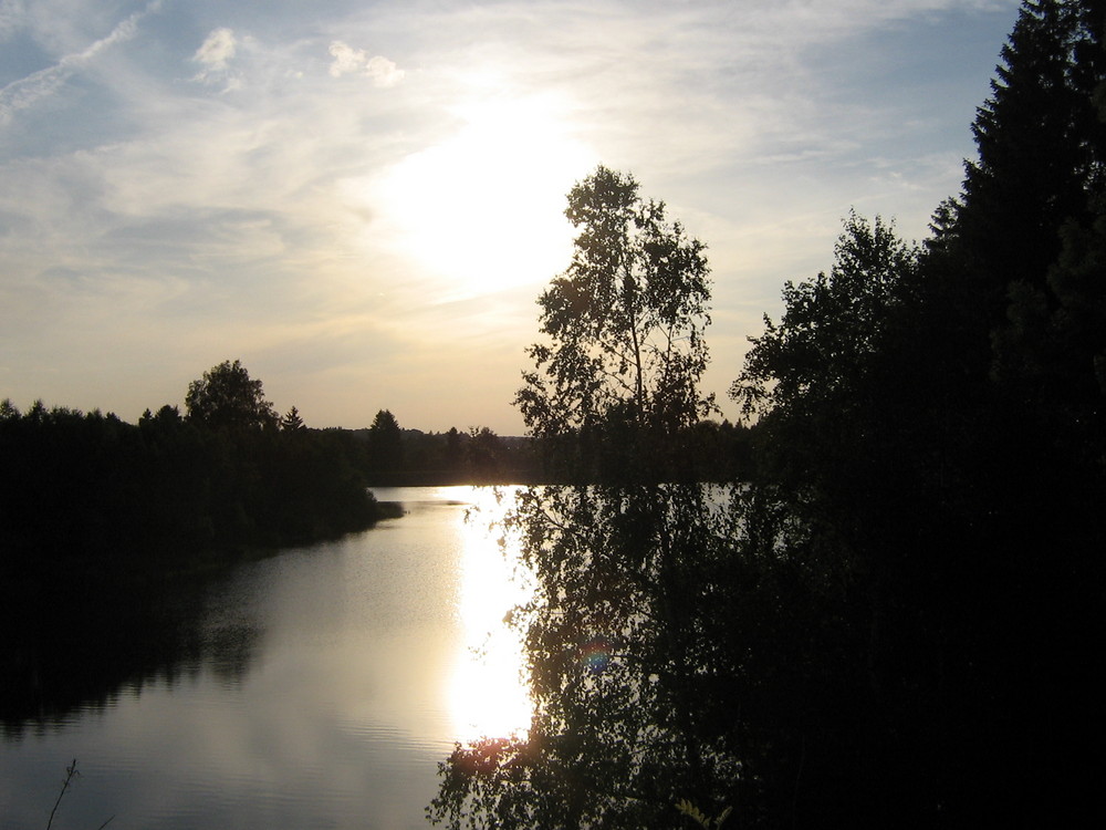 Abendstimmung am Teich