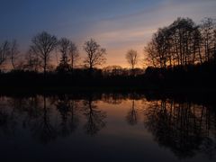 Abendstimmung am Teich