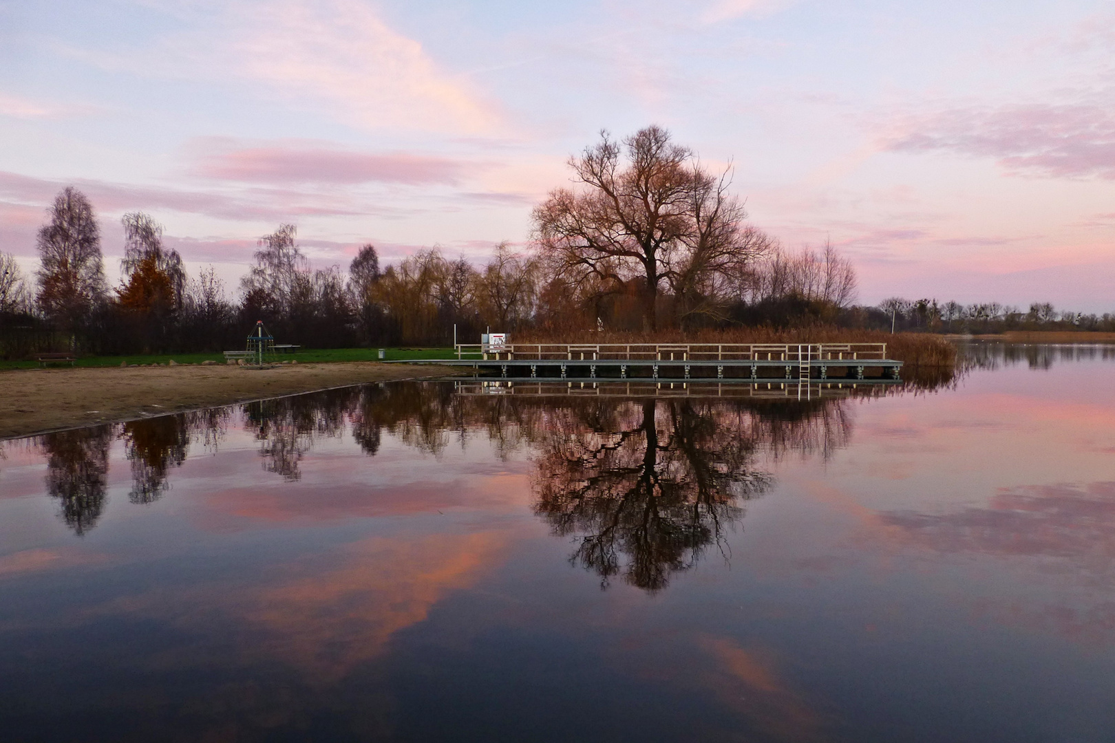 Abendstimmung am Teterower See