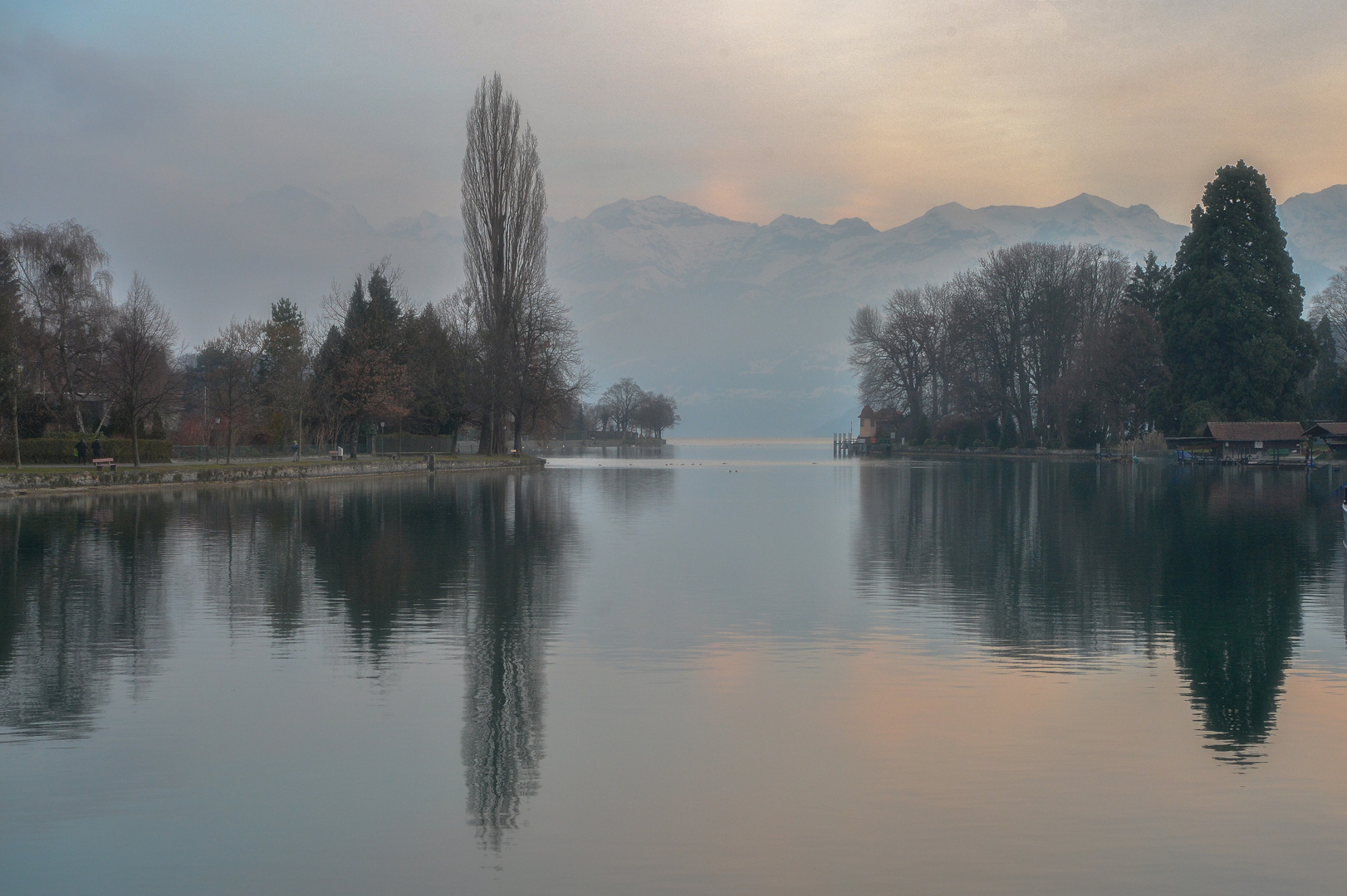 Abendstimmung am Thunersee