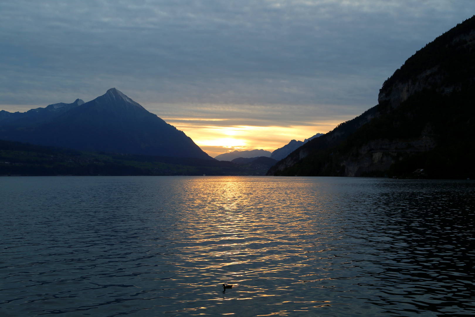 Abendstimmung am Thunersee