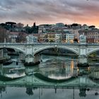 Abendstimmung am Tiber, Rom 2016