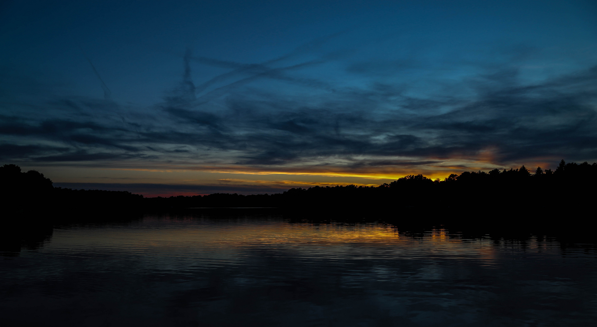 Abendstimmung am Tiefen See in Prieros