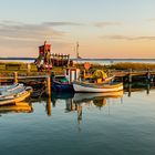 Abendstimmung am Timmendorfer Hafen auf der Insel Poel