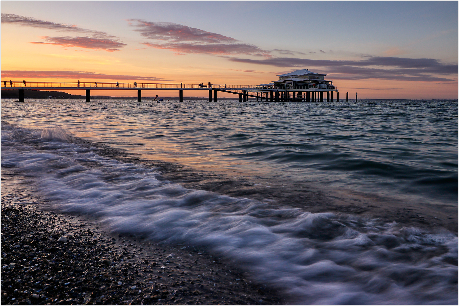 Abendstimmung am Timmendorfer Strand...