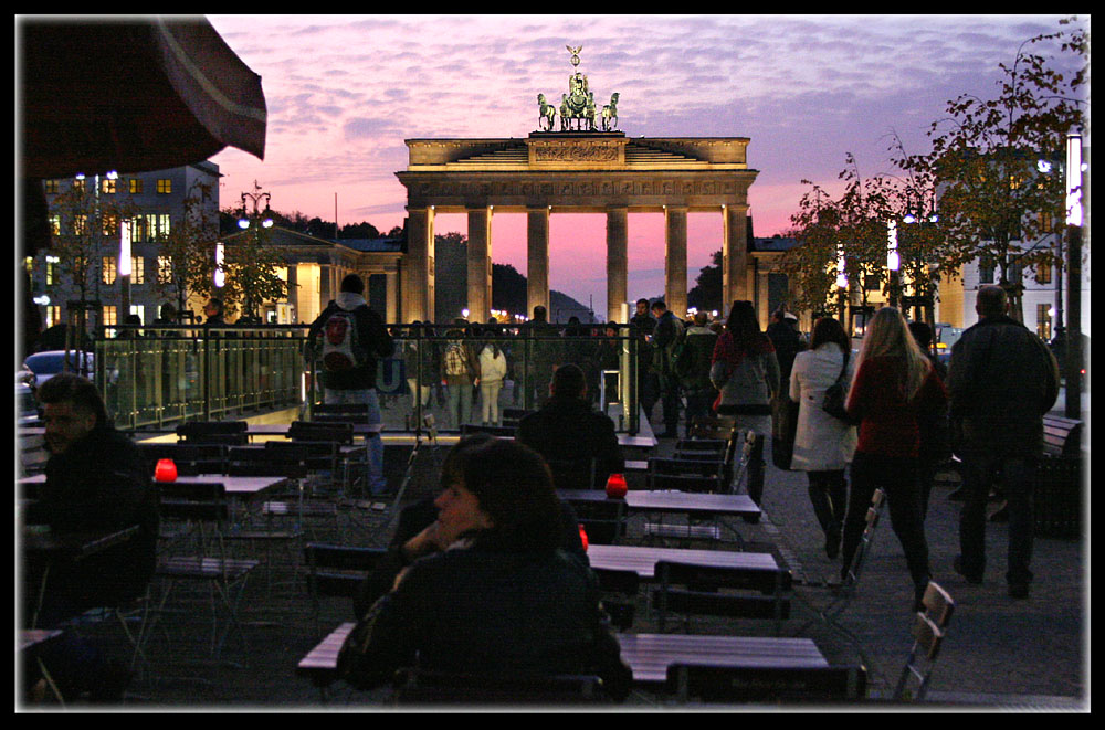 Abendstimmung am Tor