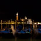 Abendstimmung am Ufer beim Dogenpalast Venedig