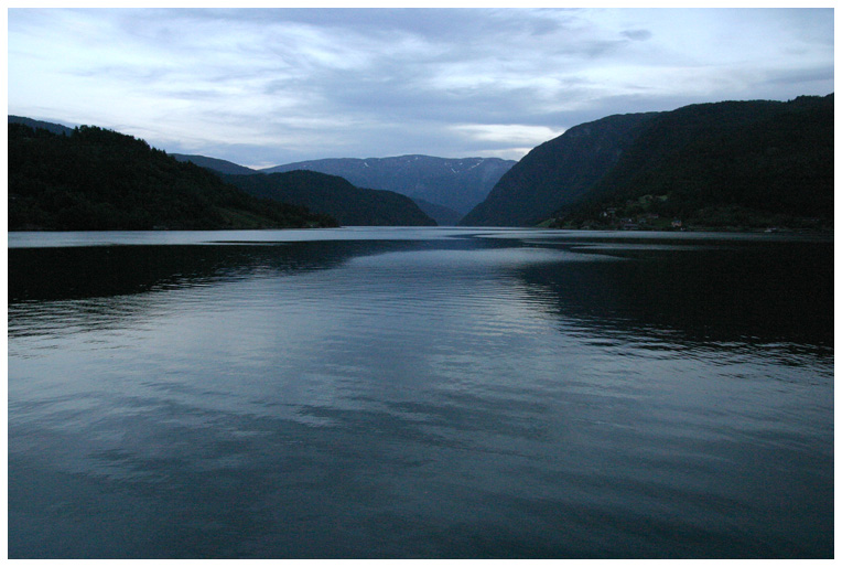 Abendstimmung am Ulvikfjord