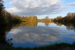 Abendstimmung am Vogt See (Porta Westfalica)