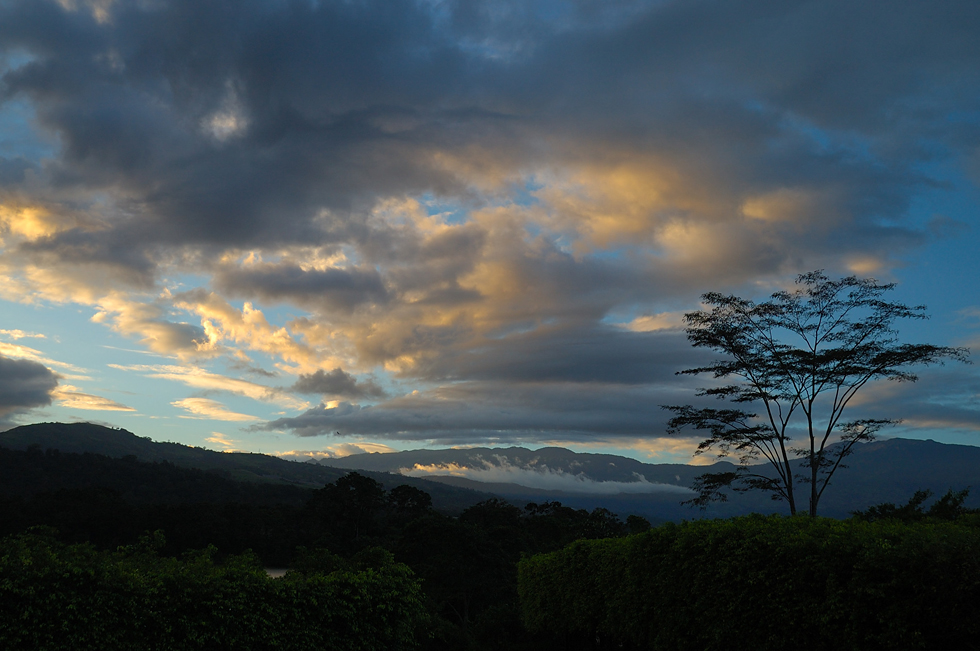 Abendstimmung am Vulkan Turrialba