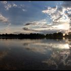 Abendstimmung am Waibel-See in Biebesheim