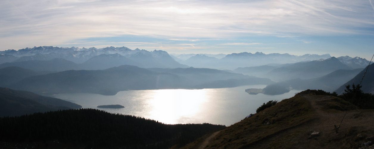 Abendstimmung am Walchensee