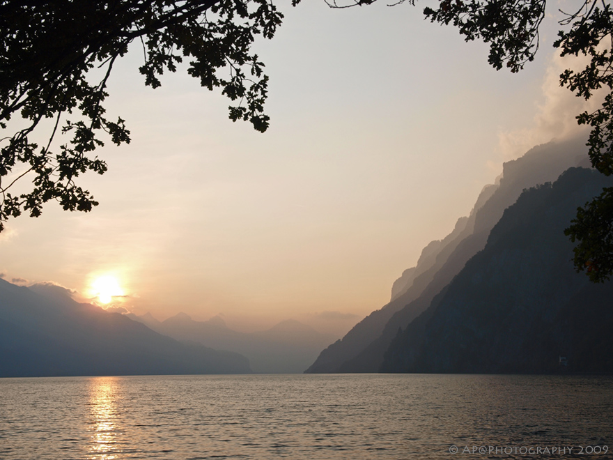 Abendstimmung am Walensee