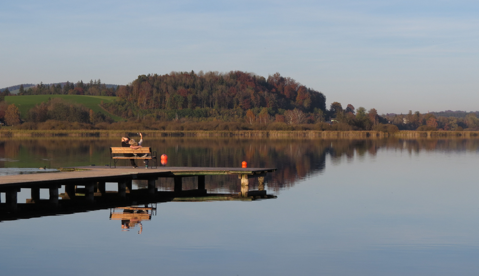 Abendstimmung am Wallersee