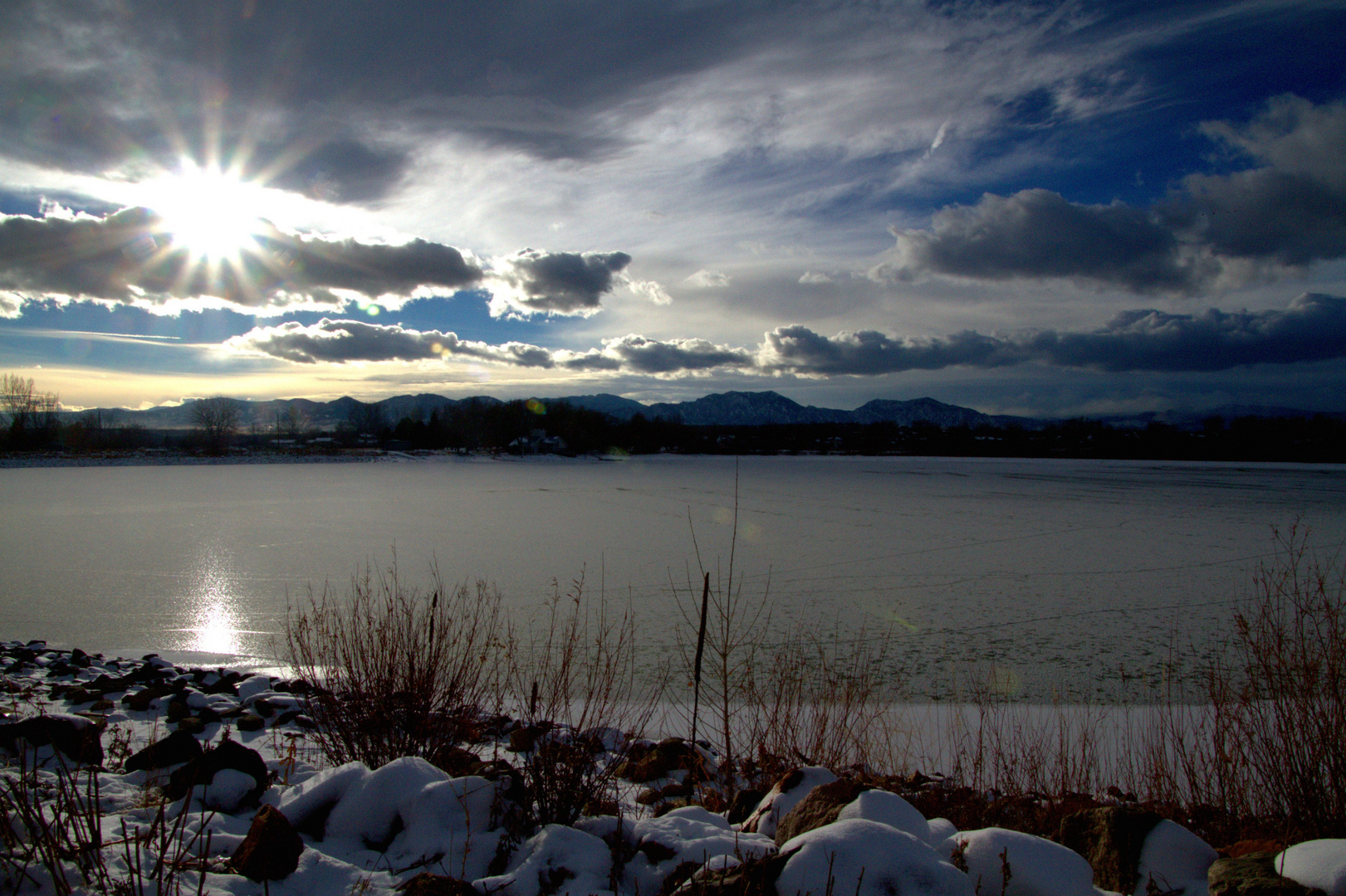 Abendstimmung am Waneka Lake /Colorado