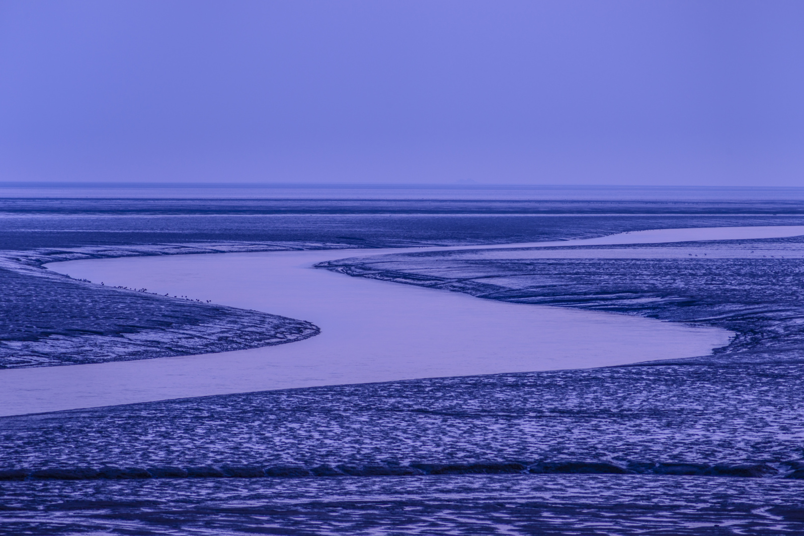 Abendstimmung am Wattenmeer 1, Nordfriesland