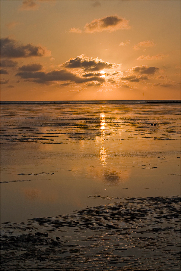 Abendstimmung am Wattenmeer