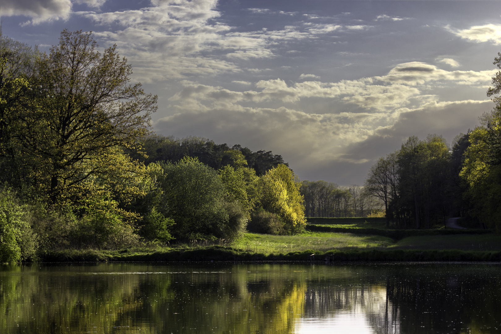 Abendstimmung am Weiher