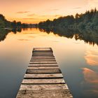 Abendstimmung am Weiher