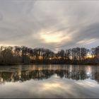 Abendstimmung am Weiher