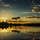 Abendstimmung am Weiher