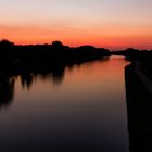 Abendstimmung am Wesel-Datteln-Kanal