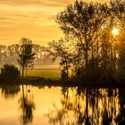 Abendstimmung am Weserwehr