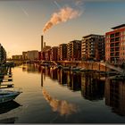 Abendstimmung am Westhafen Frankfurt