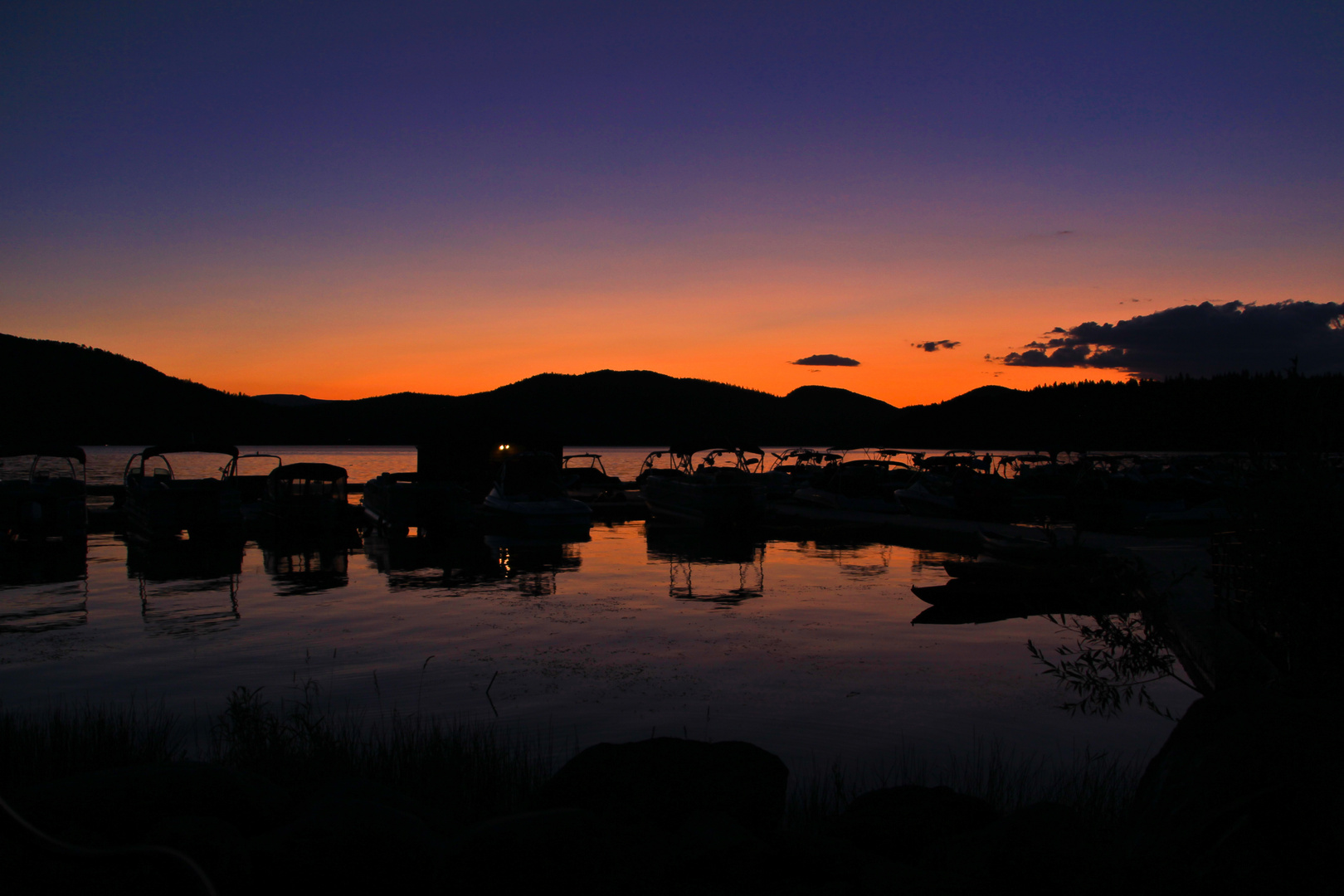 Abendstimmung am Whitefishlake