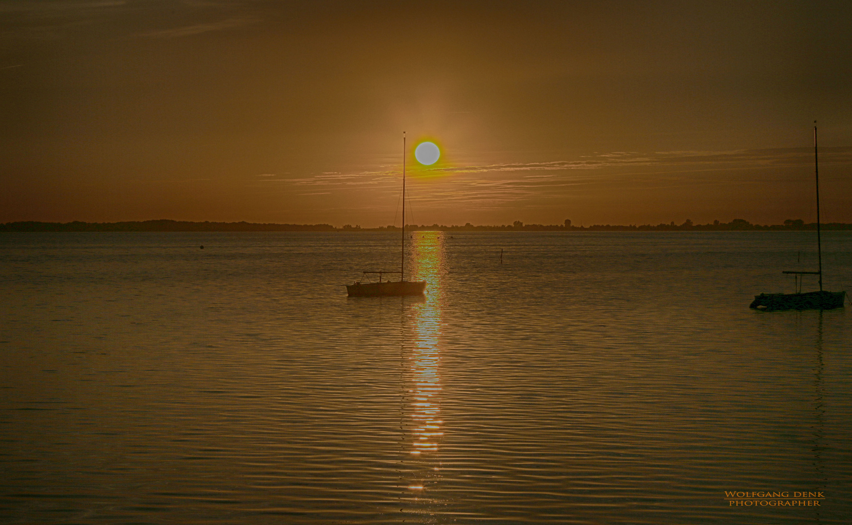 Abendstimmung am Wicker Bodden