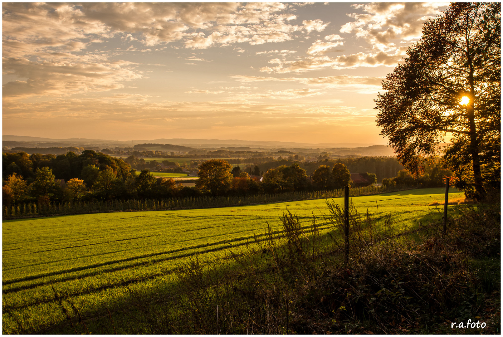 Abendstimmung am Wiehengebirge