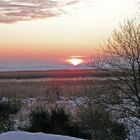 Abendstimmung am winterlichen Bodstedter Bodden