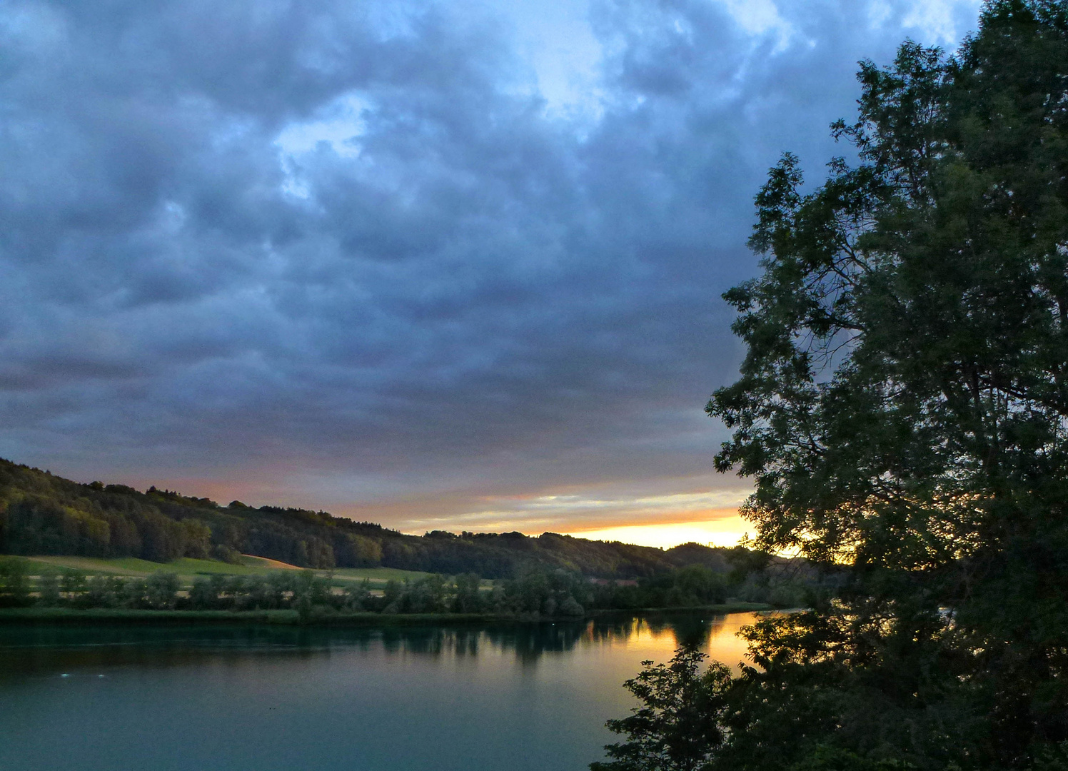 Abendstimmung am Wohlensee