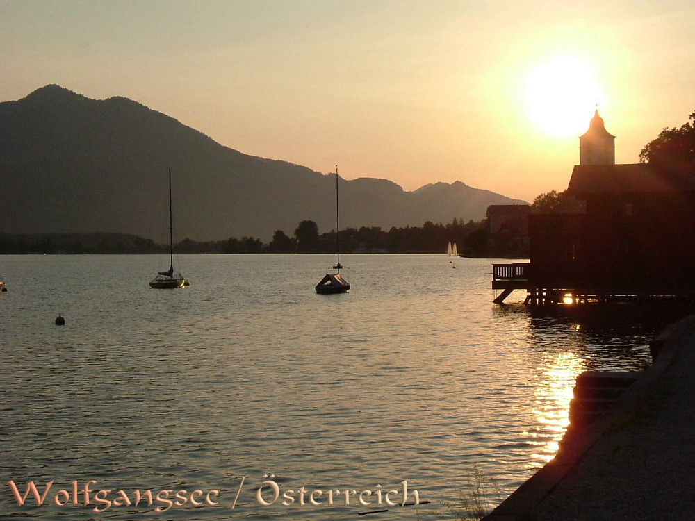 Abendstimmung am Wolfgangsee