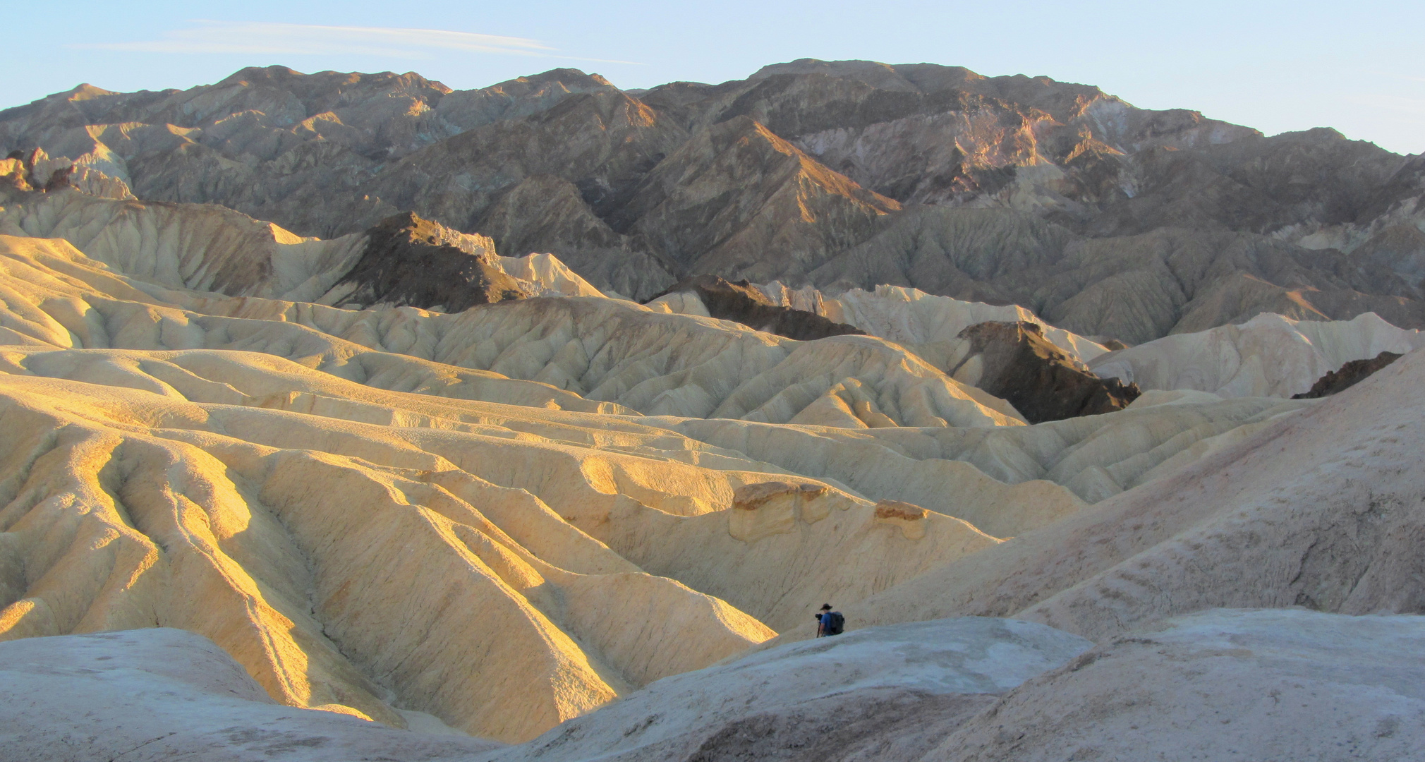 Abendstimmung am Zabriskie Point