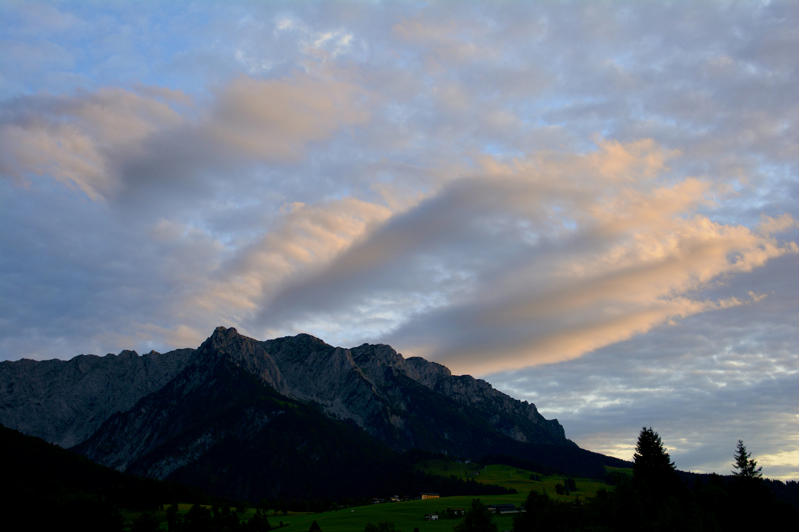 Abendstimmung am zahmen Kaiser