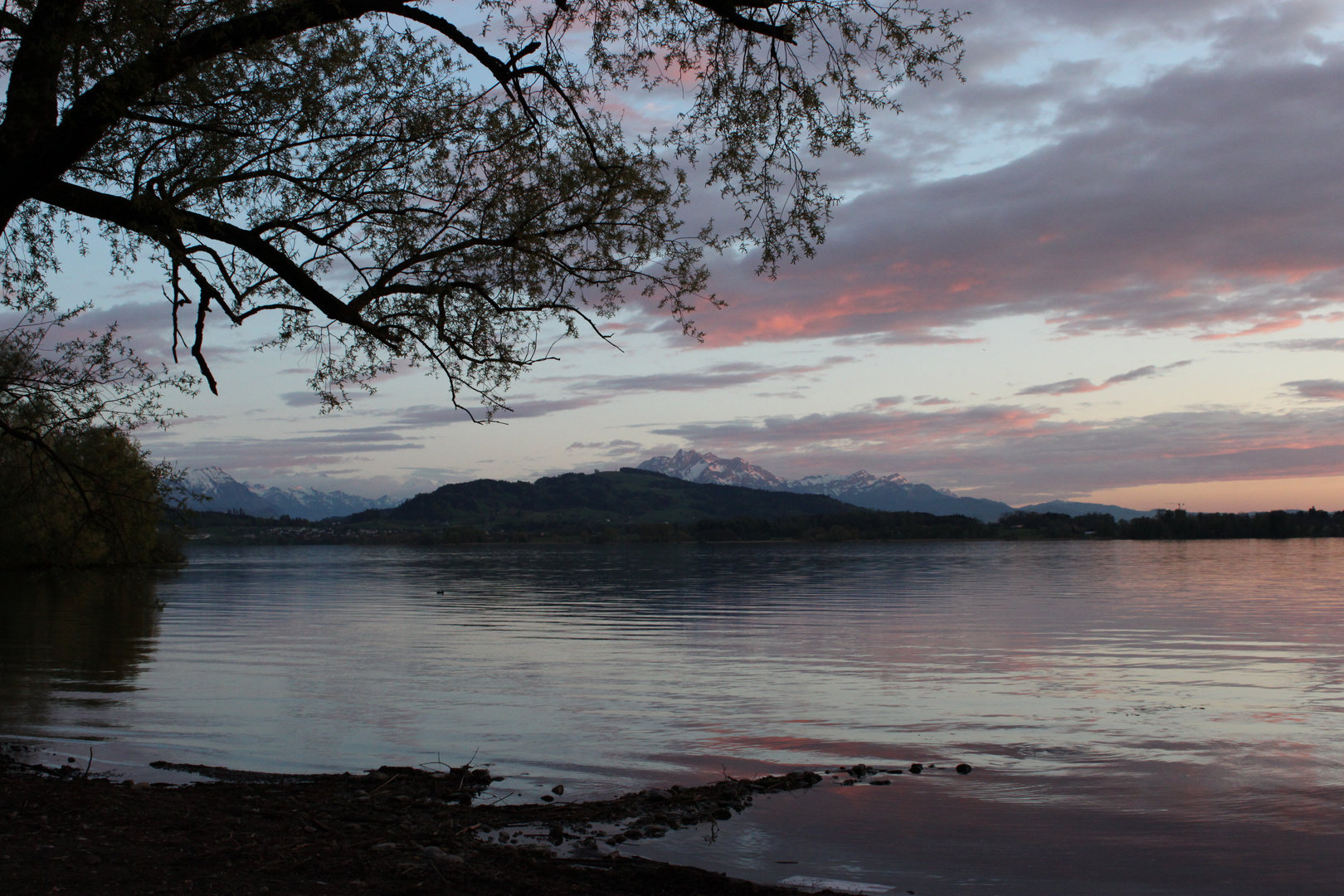 Abendstimmung am Zugersee