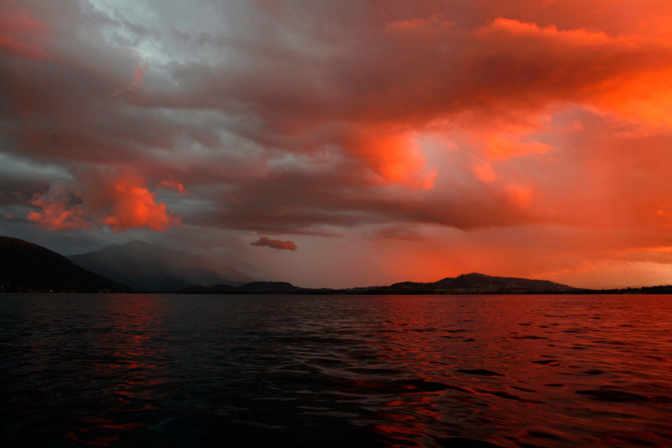 Abendstimmung am Zugersee