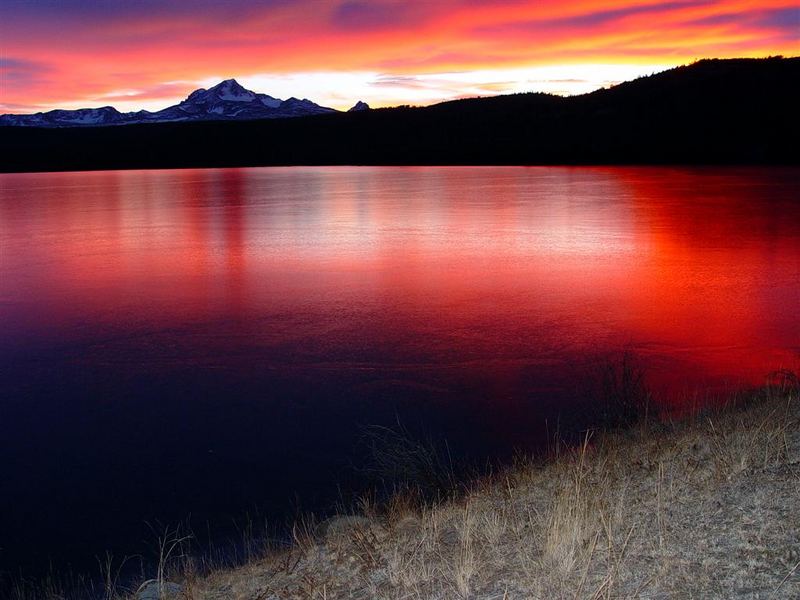 Abendstimmung an Big Lake