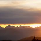 Abendstimmung an den Alpen