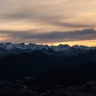 Abendstimmung an den Alpen